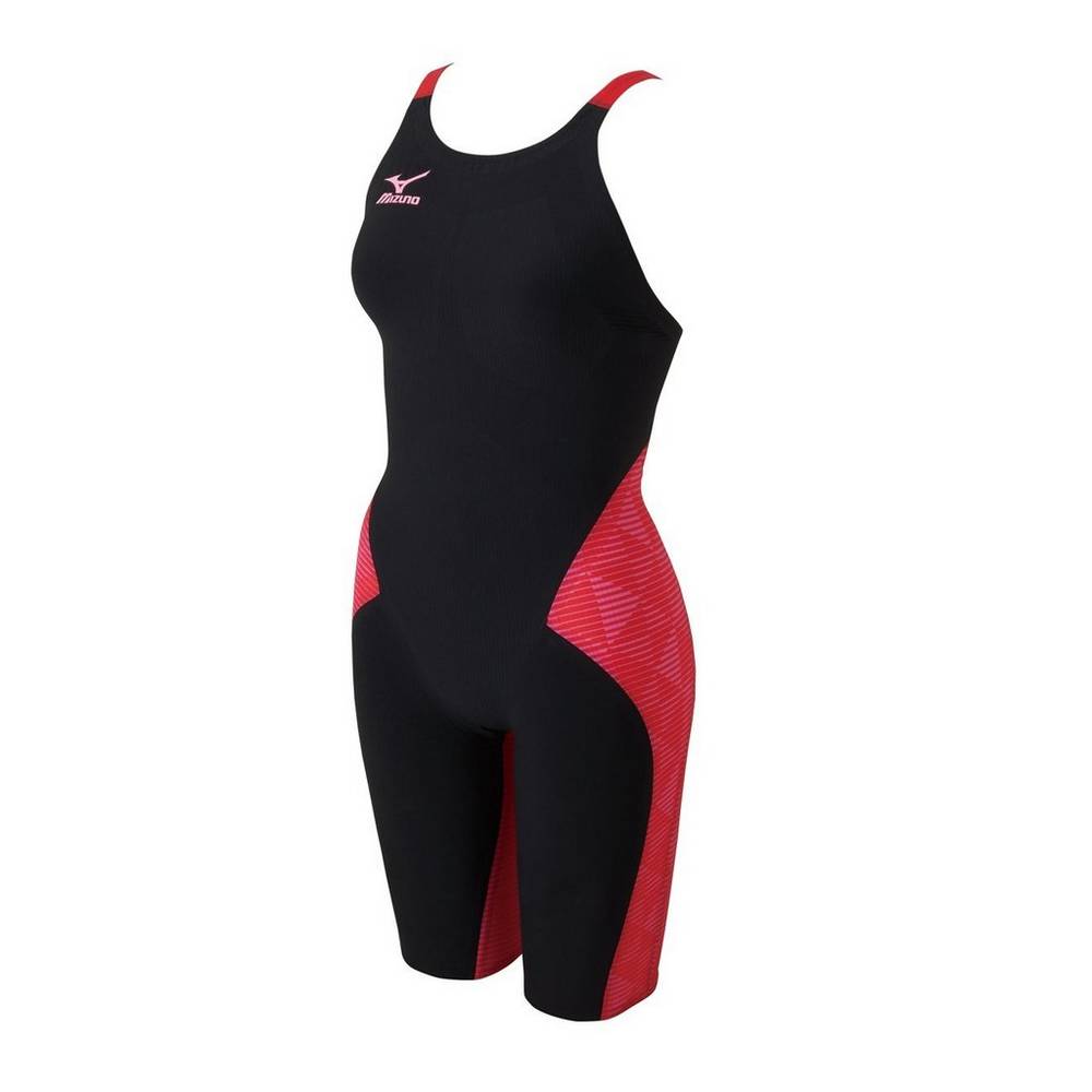 Trajes De Baño Mizuno GX-Sonic III MR Jammer Mujer Negras/Rojas Baratas TPQJ-38076